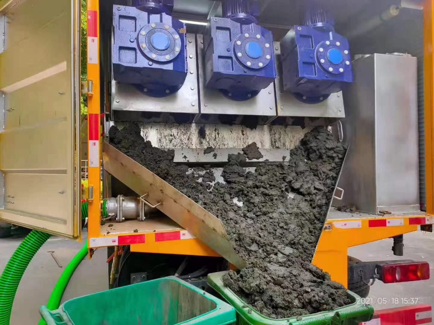 大竹化粪池清掏城市维护站-泥浆净化干湿分离处理